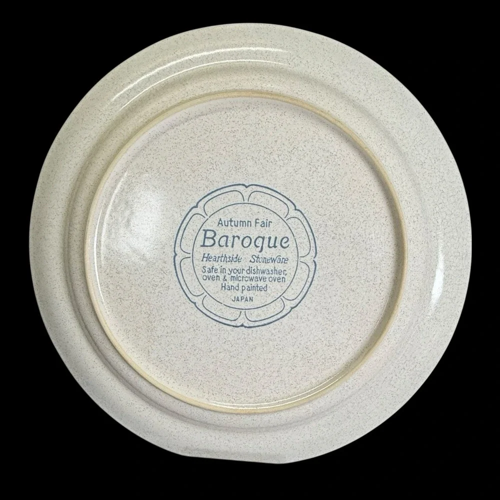 Baroque Autumn Fair Hearthside Stoneware 10.5